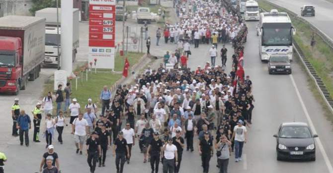 Yürüyüşte 19’uncu gün: HDP Kandıra’da katılacak