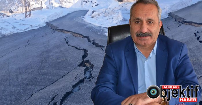Hakkari Durankaya’da Yol Çöktü: Başkan Demirci’den Uyarı