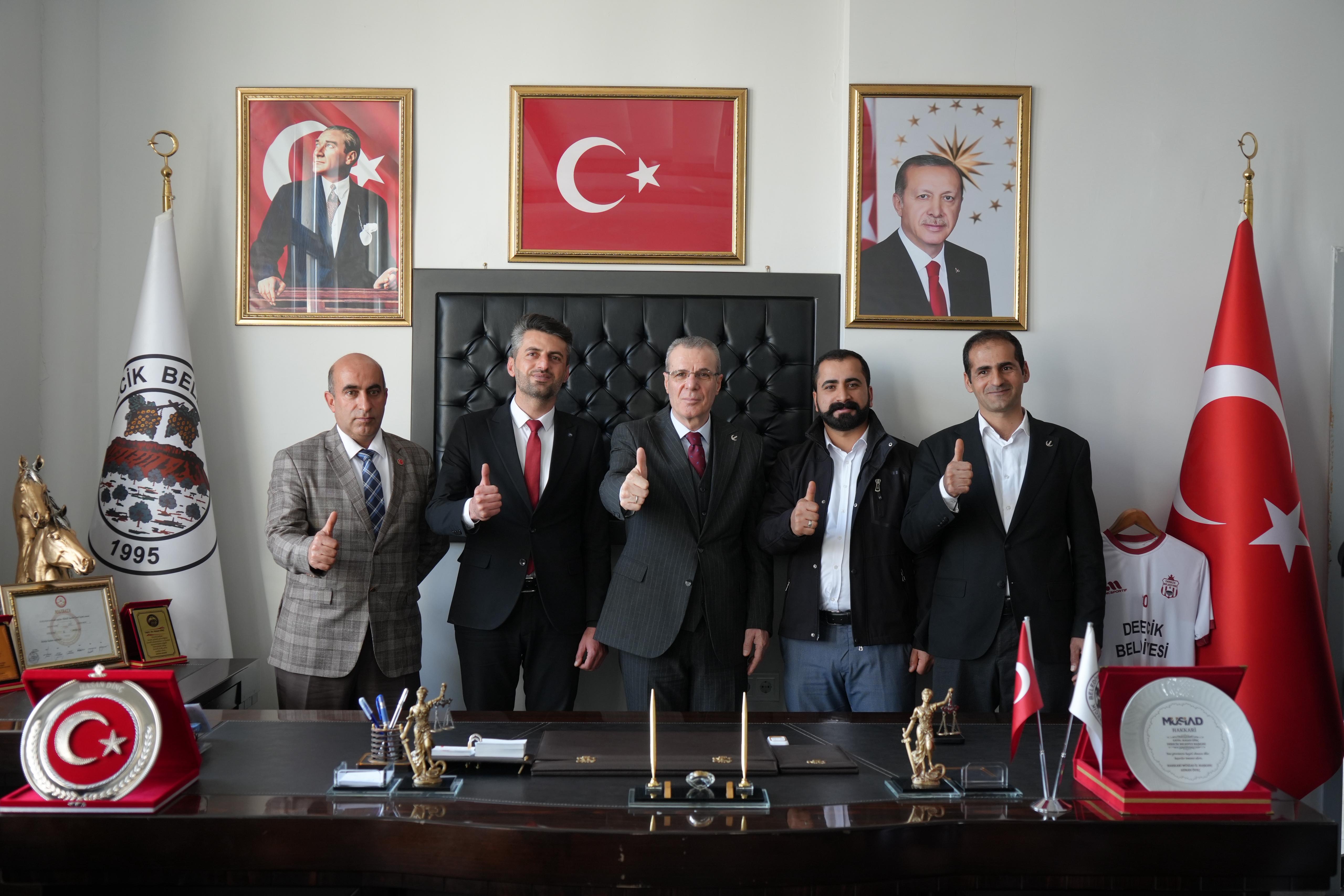 Yeniden Refah Partisi Heyetinden Derecik Belediyesi’ne Ziyaret