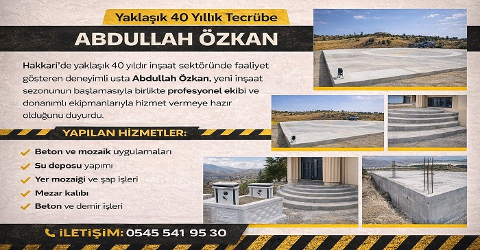 Hakkâri’de 40 Yıllık Tecrübe: Abdullah usta Sezona Hazır