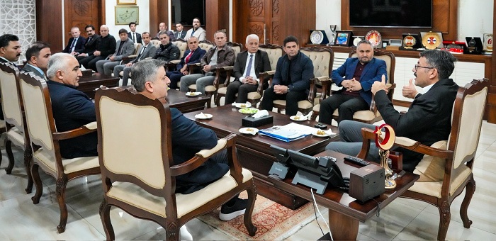 Kurum Müdürlerinden Vali Ali Çelik’e Veda ziyareti!