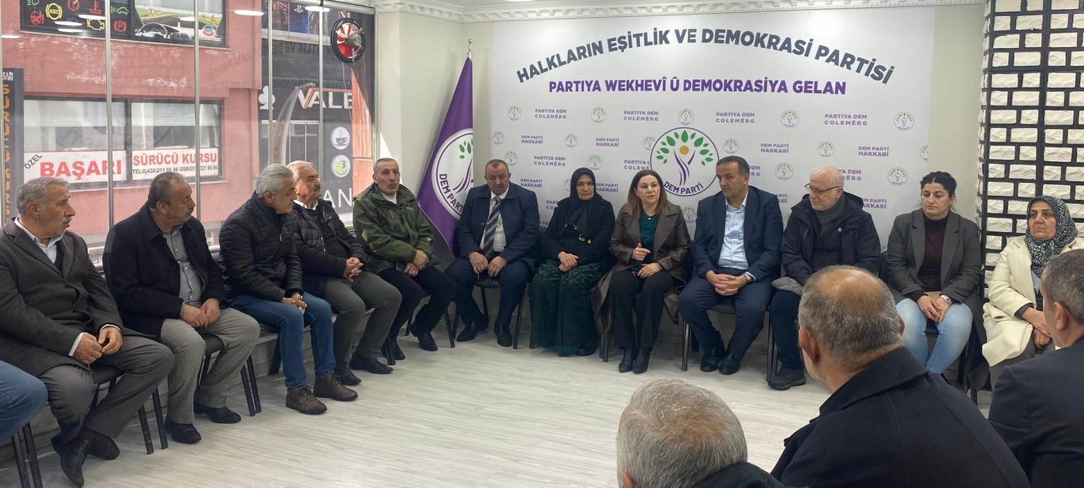 CHP Hakkâri İl Başkanlığı’ndan DEM Parti’ye Ziyaret