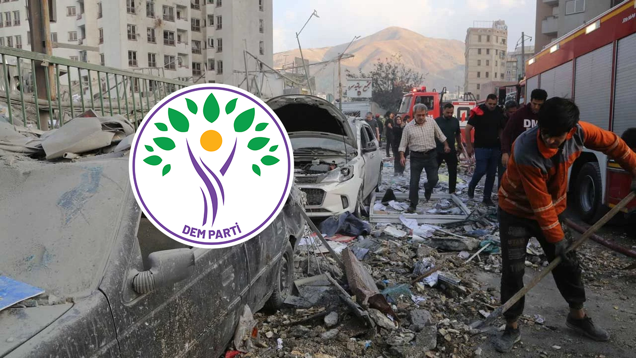 DEM Parti’den İran saldırılarına ilişkin açıklama