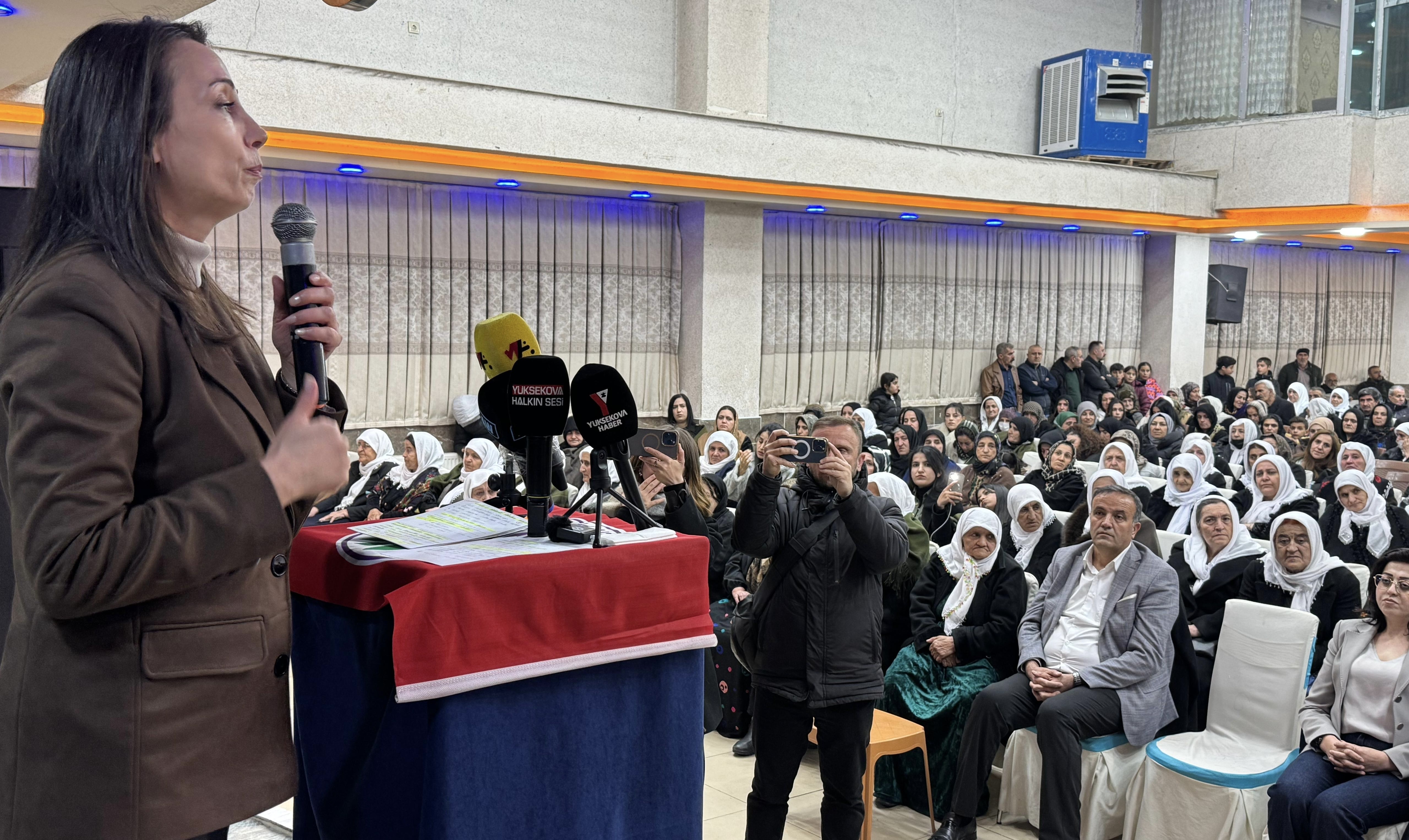 Hakkari’de konuşan Hatimoğulları’ndan Ortadoğu ve Süreç açıklaması