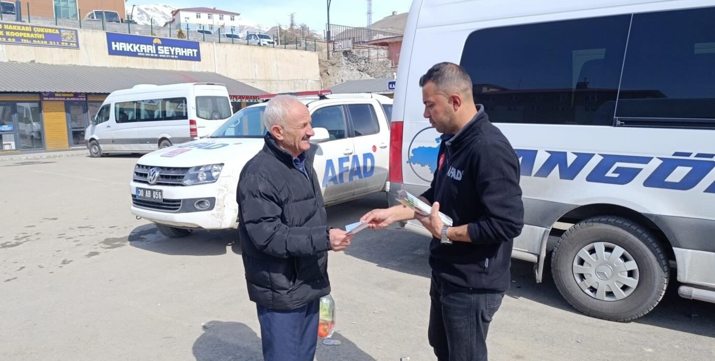 Hakkari'de Deprem Haftası’nda Afet Bilinci Anlatıldı