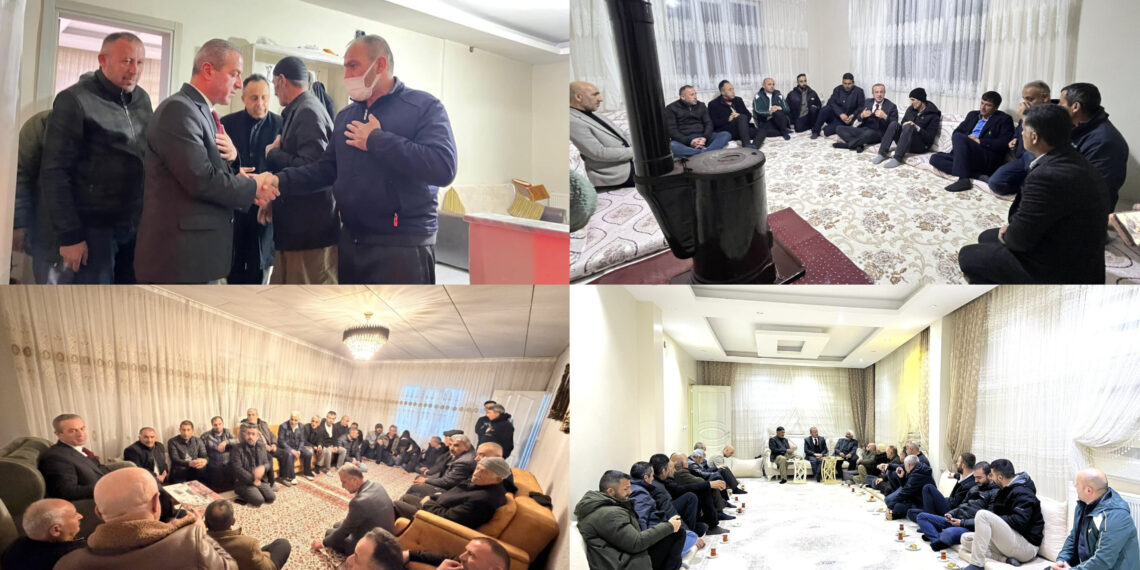 Başkan Zeydin Kaya, Yüksekova'da Ziyaretlerde Bulundu