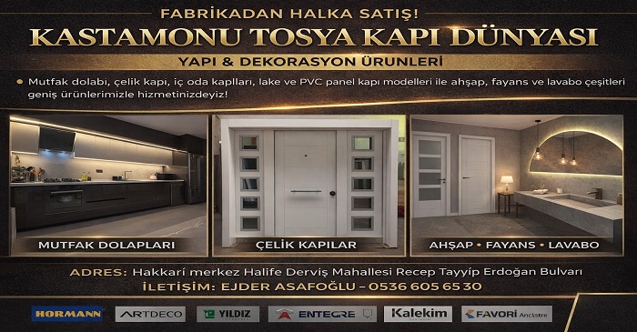 “Tosya Kapı Dünyası” Fabrikadan Halka Satışla Hizmete Açıldı
