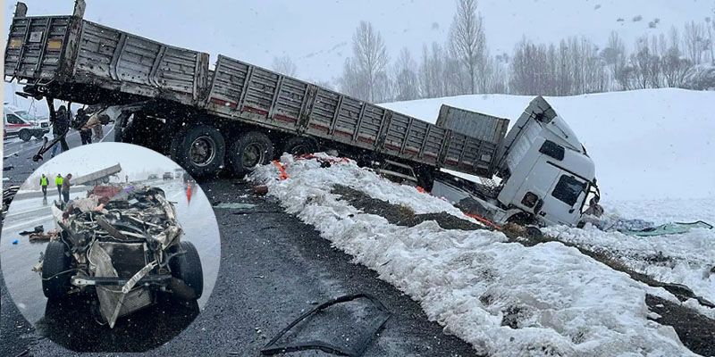 Van Yolunda Acı Kaza: 2 Ölü, 3'ü ağır 5 Yaralı