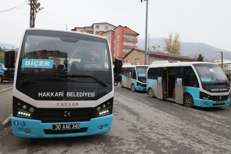 Hakkari Belediyesi’nden Bayrama Ücretsiz Ulaşım Kararı