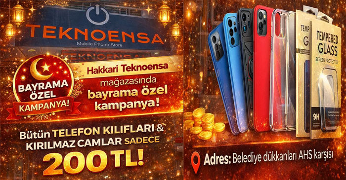 Kılıf ve Kırılmaz Camlar Sadece 200 TL! Bayrama Özel Fırsat Son Gününde