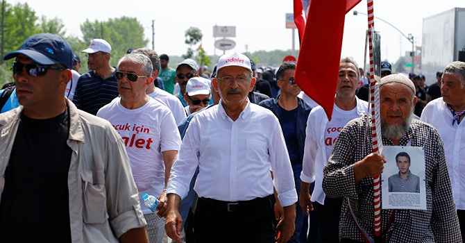 Adalet Yürüyüşü 22'nci gününde