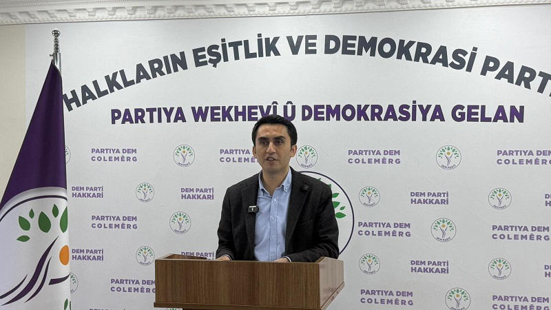 DEM Partili Parlak: Hakkari Bilinçli Şekilde Geri Bırakıldı