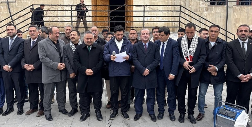 Hakkari’de Filistin ve İran’a destek açıklaması