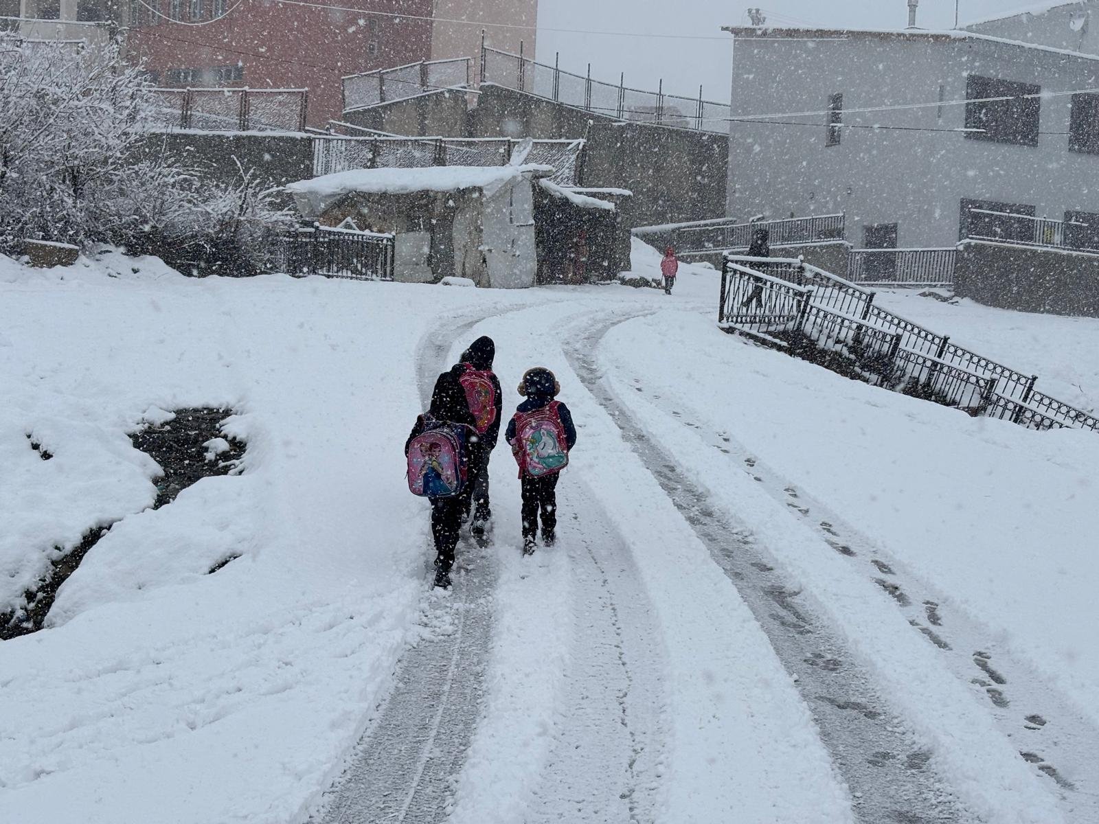 Hakkari’de Nisan ayında Kâr olumsuz etkiledi!