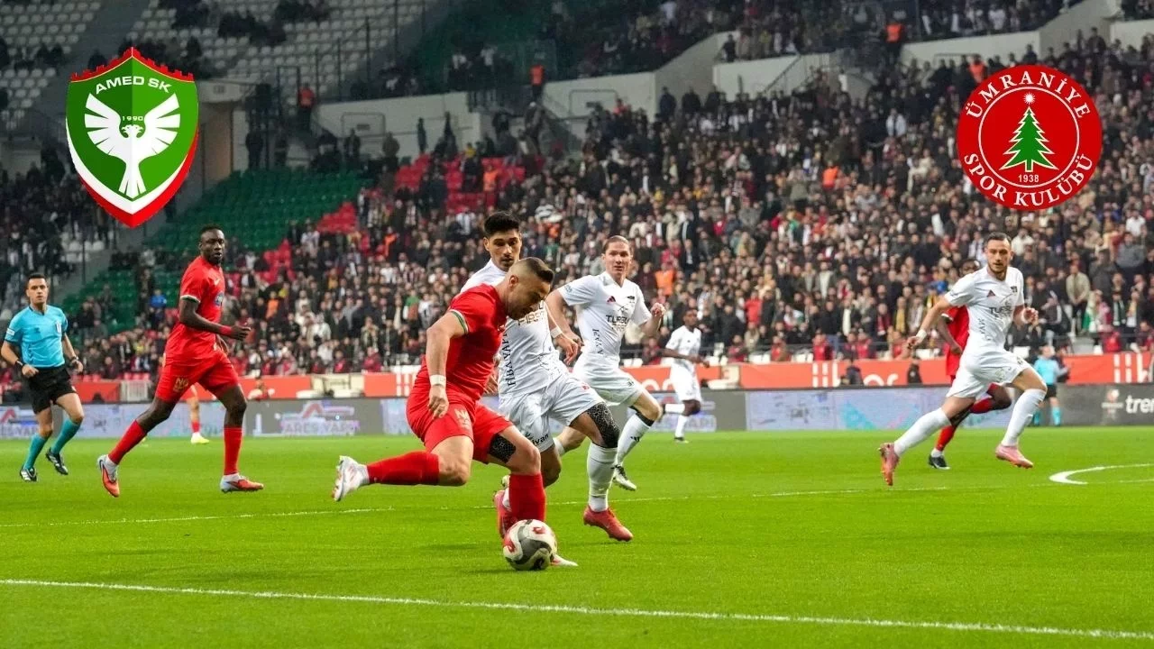 Amedspor son dakikada kurtardı: Ümraniyespor ile 2-2 berabere kaldı