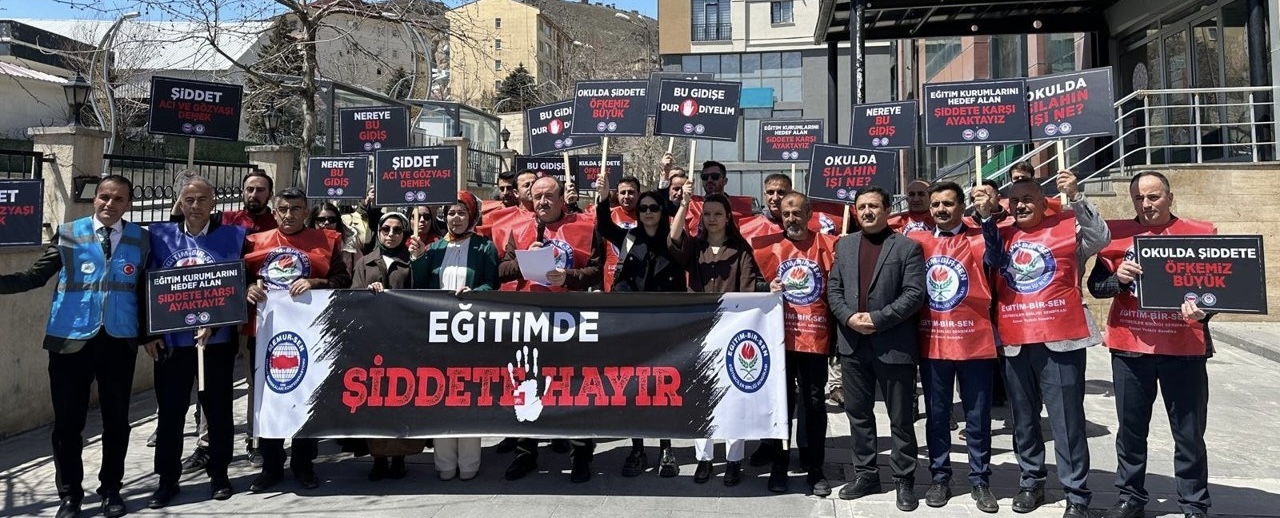 Hakkari Eğitim Bir Sen’den Saldırı tepkisi!