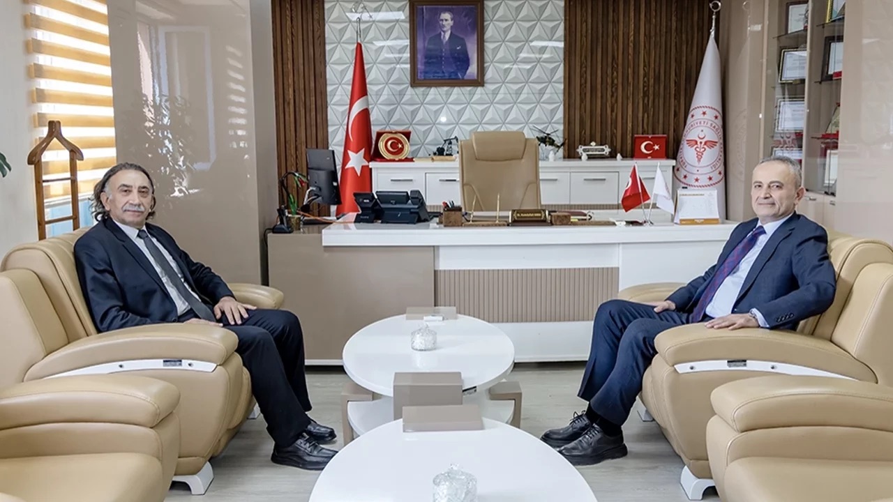 Rektör Gençcelep’ten İl Sağlık Müdürü Kara’ya ziyaret