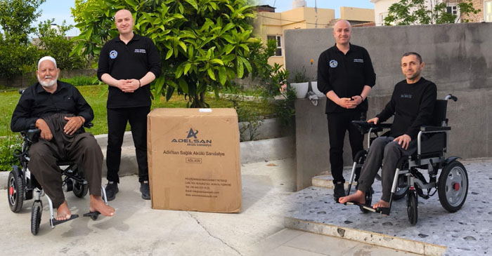Hakkari’den Hewler’e yardım eli: 2 engelli vatandaşa akülü araç
