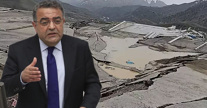 CHP’li Tanrıkulu Hakkari'deki Heyelan ve Tesisi meclise Taşıdı
