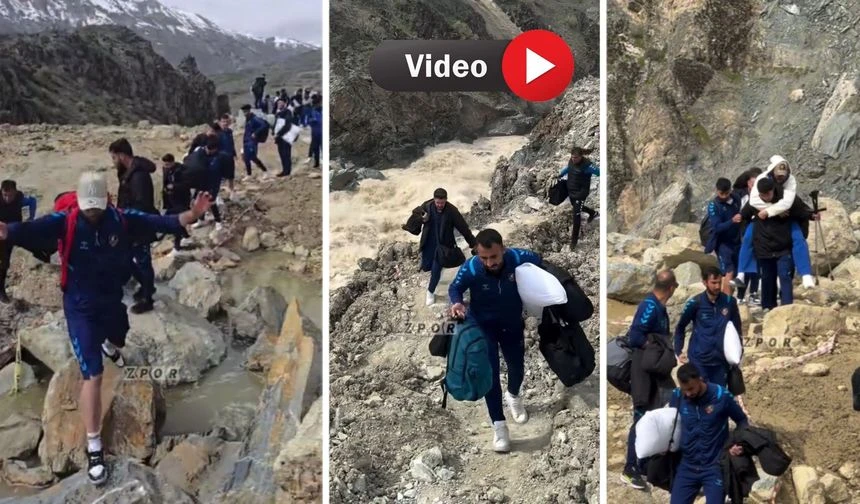 Heyelan Engeline Rağmen Zapspor Maça Gitmek Zorunda Kaldı