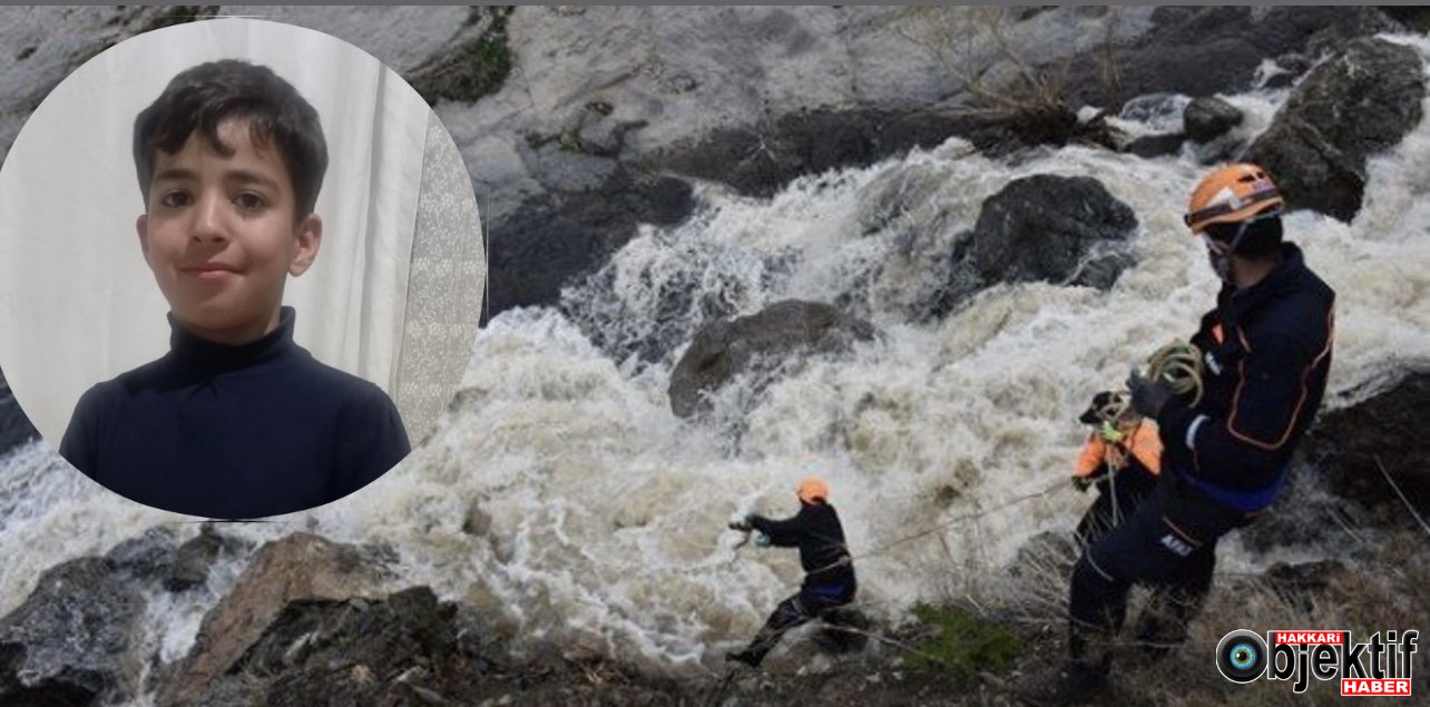 Hakkari’de acı haber: Dereye düşen çocuk kayboldu