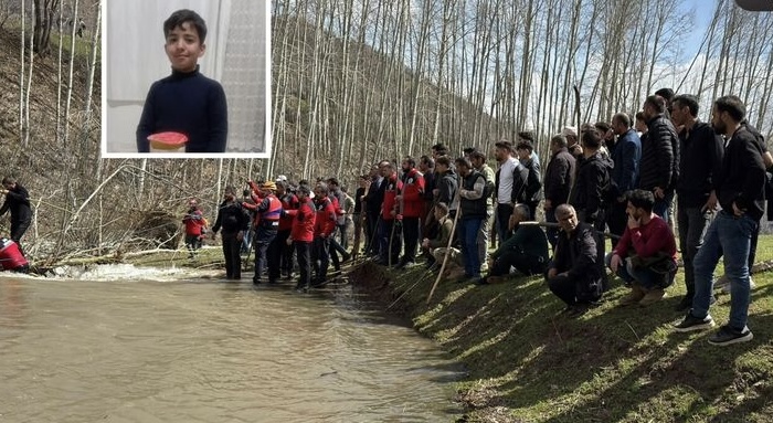 Dereye düşen minik Osman için arama çalışmaları sürüyor