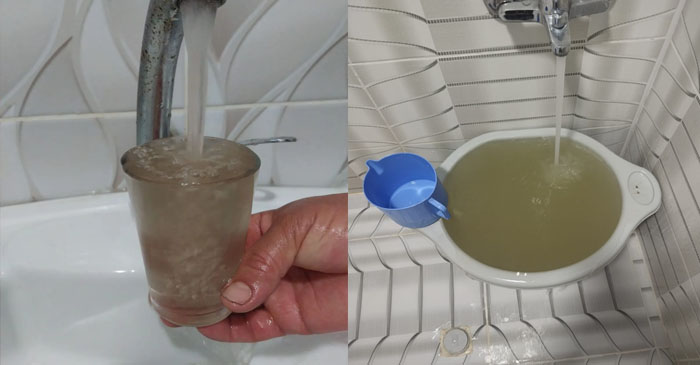 Deprem, kapalı yollar, şimdi de çamurlu su: Hakkari’de vatandaş isyan etti