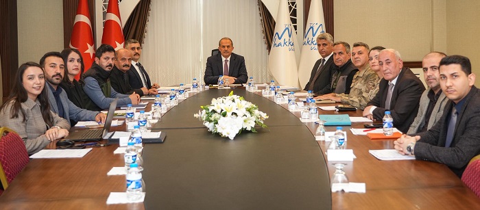 Valilikte Mera Toplantısı: Alınan Kararlar Değerlendirildi