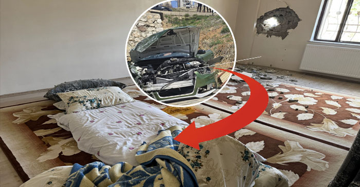 Hakkari'de Faciadan Dönüldü: Evdeki Kişi Şans Eseri Kurtuldu