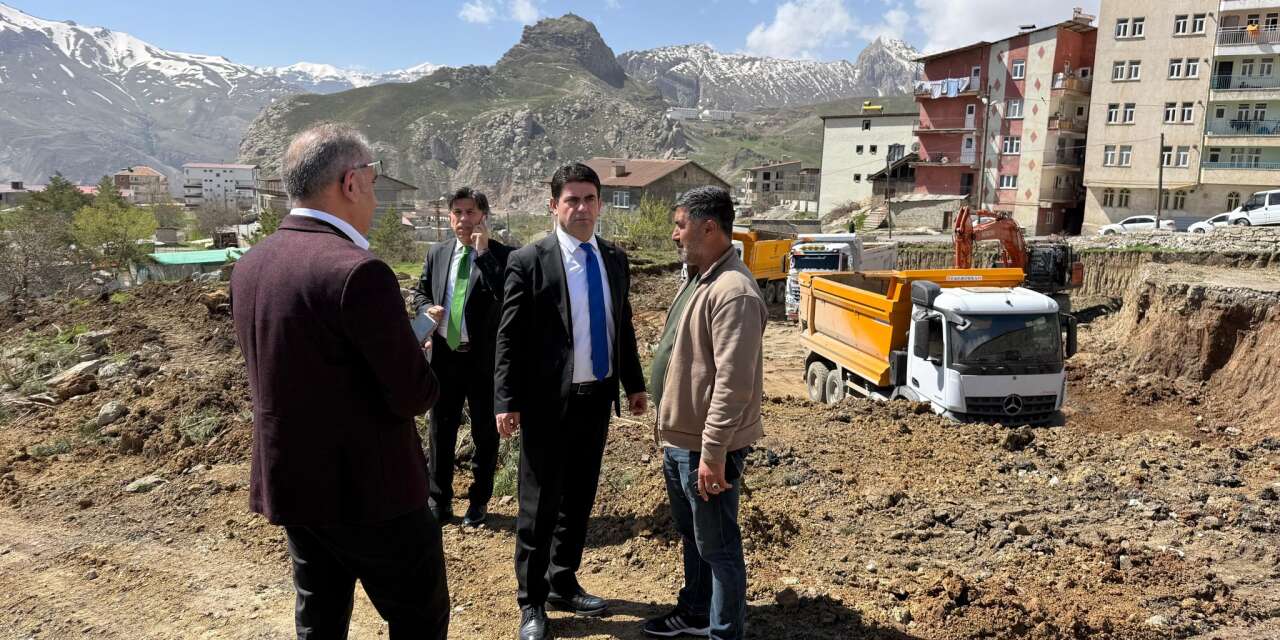 Hakkari’de 24 Derslikli Okul İnşaatında İnceleme