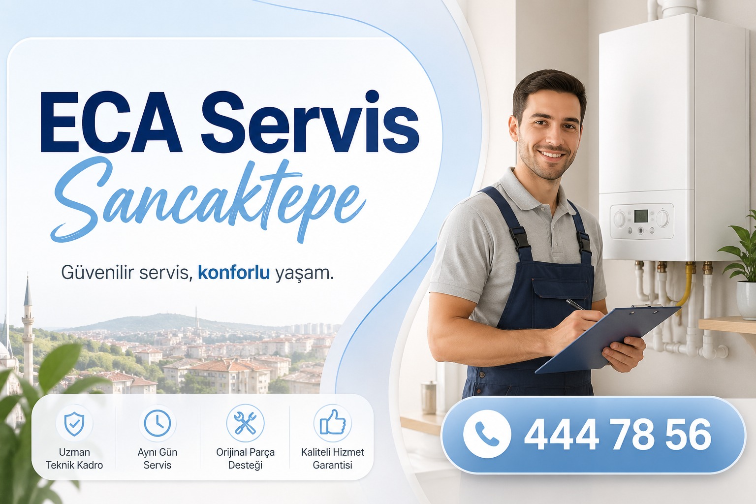 ECA Servis Sancaktepe ile Kombi ve Isıtma Sistemlerinde Güvenilir Çözüm