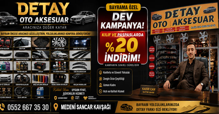 Detay Oto Aksesuar’dan Bayrama Özel Kampanya