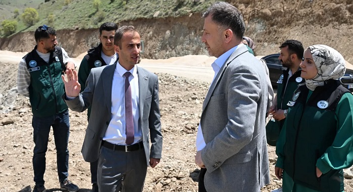 DSİ Bölge Müdürü Heyelan Bölgesinde İnceleme Yaptı