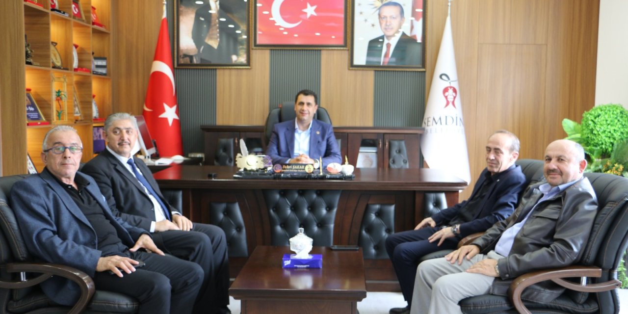İhyâ ve İnfâk Derneği ile Öz Diyanet-Sen Heyetinden Başkan Şakar’a Ziyaret
