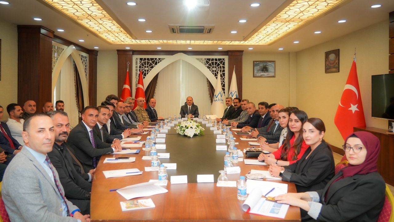 Hakkari İl Tanıtım ve Geliştirme Kurulu toplantısı düzenlendi