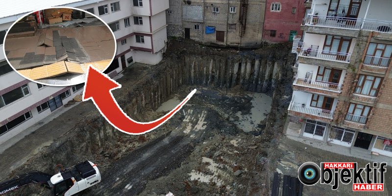 Hakkâri’de 6 bina tahliye edildi, çevre yolu ulaşıma kapatıldı