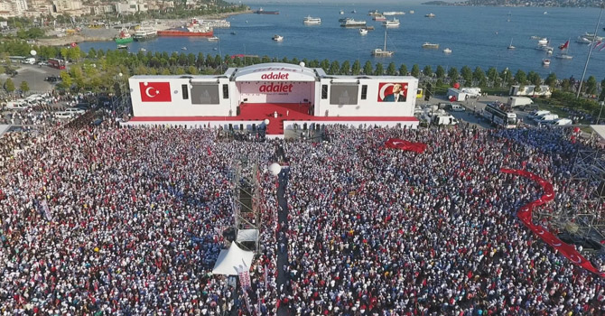 Harita Mühendisleri Odası: Adalet Mitingi'nde en az 1.5 milyon vardı