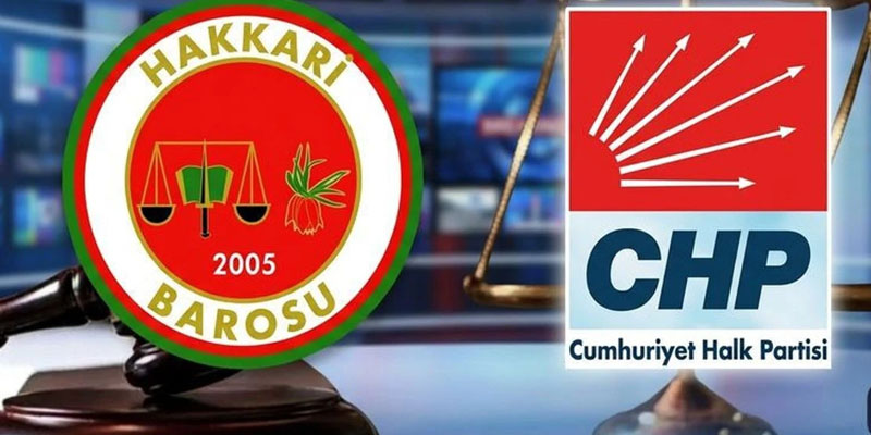 Hakkari Barosu’nun da bulunduğu 15 barodan tepki!