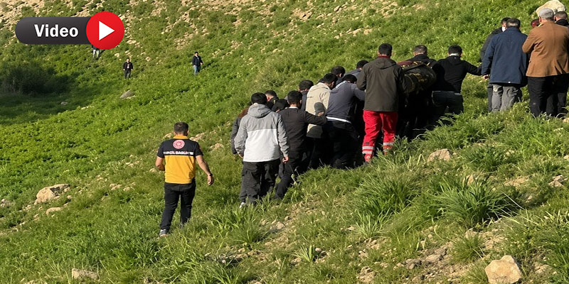 Hakkari’de acı olay: Pancar toplarken uçurumdan düşüp can verdi