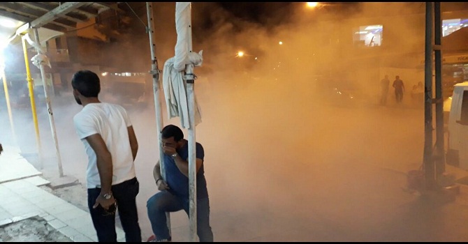 Çukurca'da Sivrisineklerle Mücadelede Ortalığı Gaz Kapladı