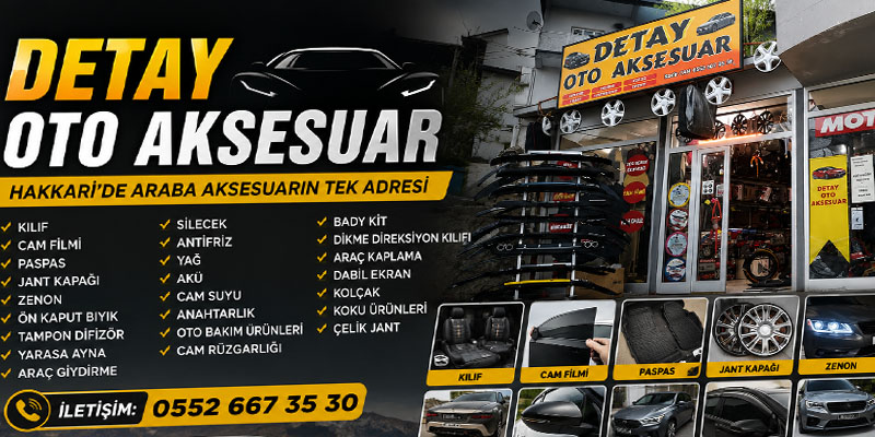 Araç Sahiplerinin Yeni Adresi: Detay Oto Aksesuar!