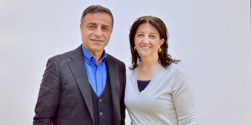 Cezaevinde ziyaret etmişti: Buldan, Demirtaş'la fotoğrafını paylaştı