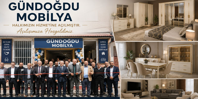 Hakkari’de Gündoğdu Mobilya Hizmete Açıldı