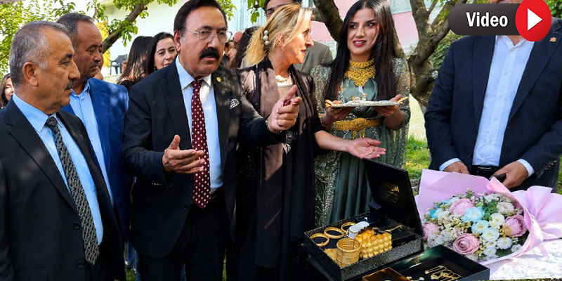 Hakkari'de Örnek davranış: Geline takılacak Altınlar geri gönderdi