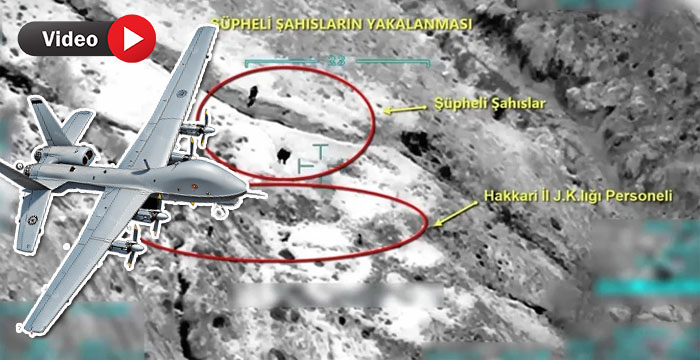 Hakkari'de İHA destekli operasyon böyle görüntülendi: 4 Tutuklama