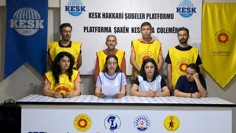 Hakkari Eğitim-Sen: Hak Aramak Suç Değildir