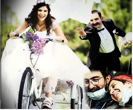 'Birbirlerine aşkla bağlı iki genç insan. Ama bugün, ölümle burun burunalar'