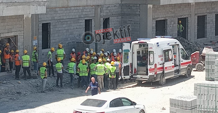 Hakkari’de feci iş kazası: 1 işçi yaralandı
