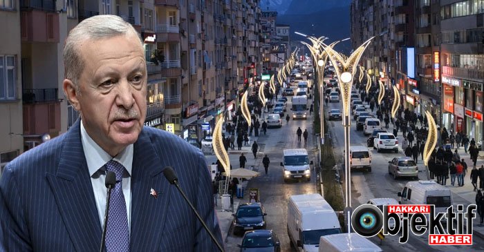 Cumhurbaşkanı Erdoğandan Hakkari açıklaması