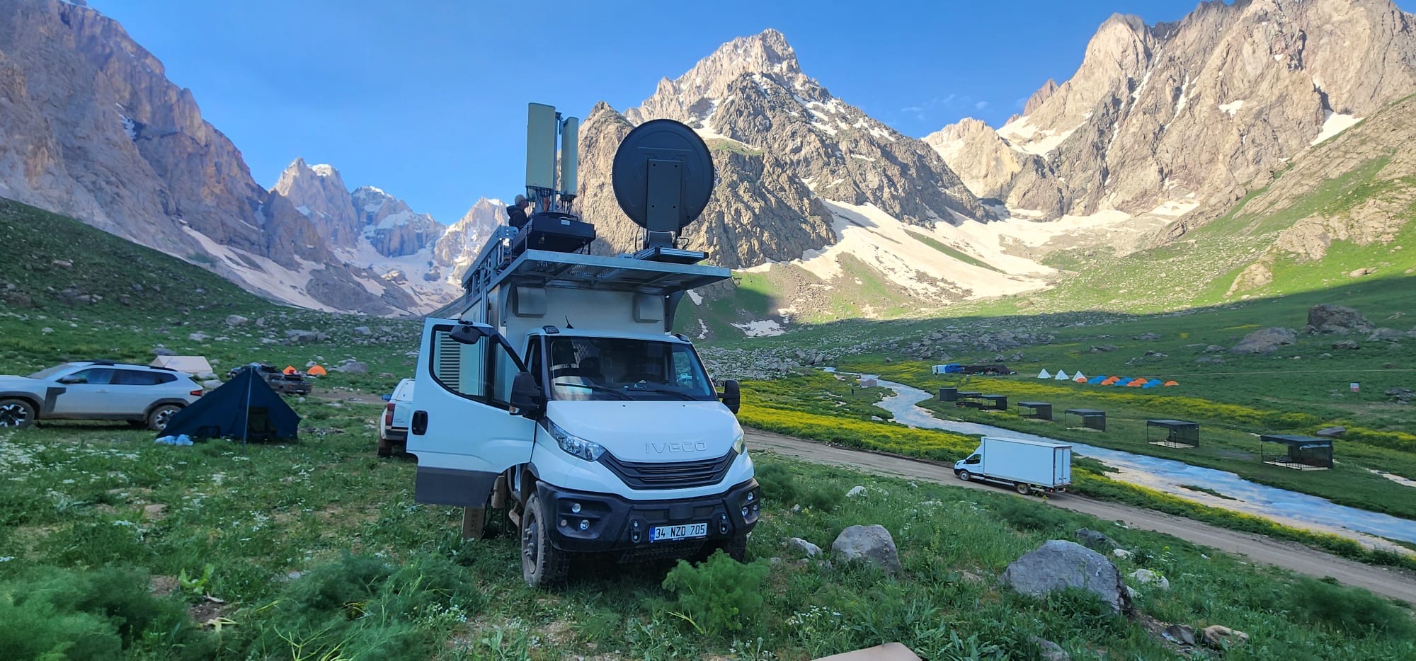 Hakkari Türk Telekom Cilo'ya Mobil baz istasyonu kurdu